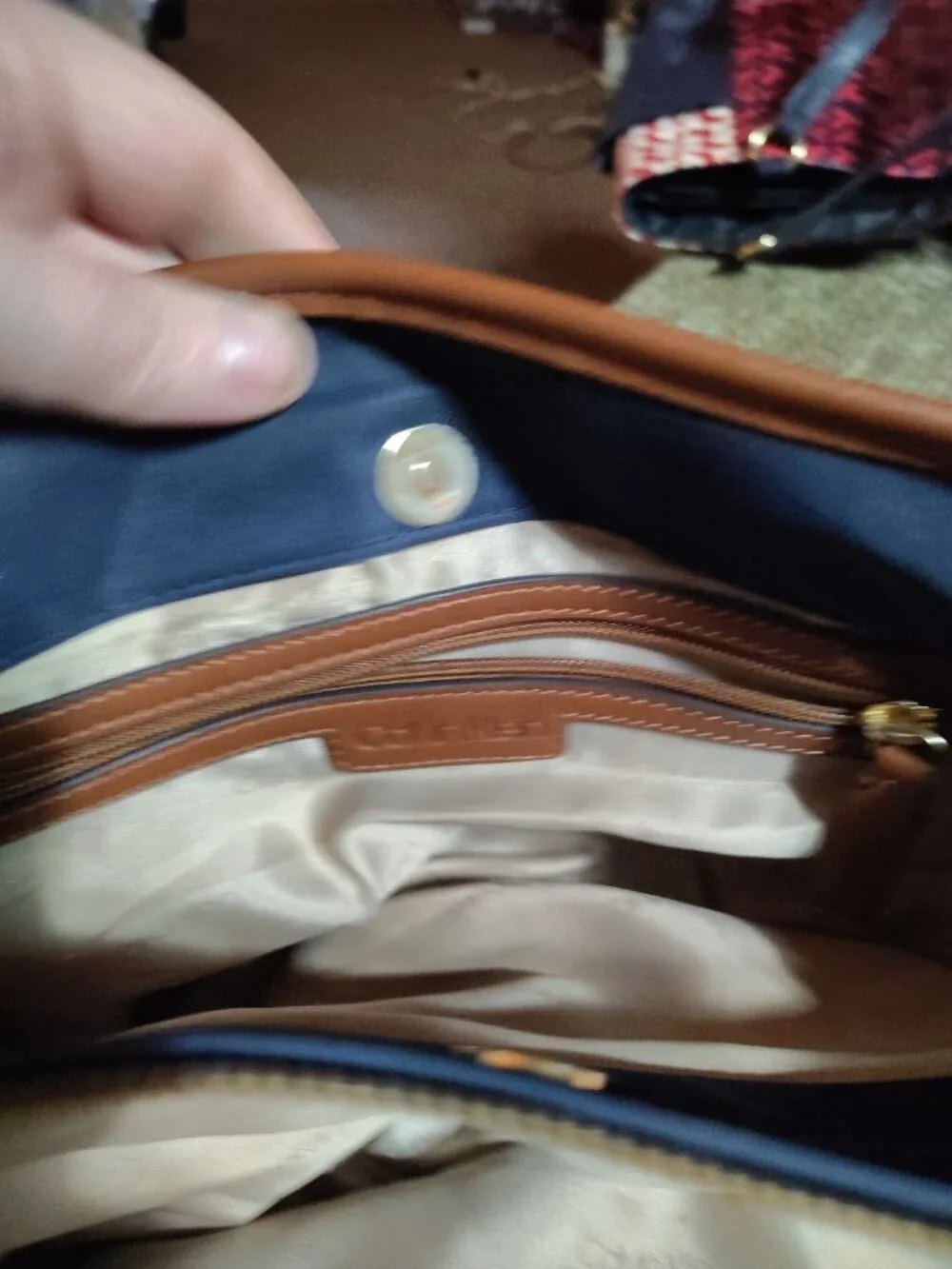Calvin Klein navy tote bag 0000000552